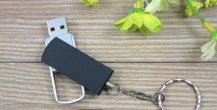 Llavero memoria USB giratoria mini