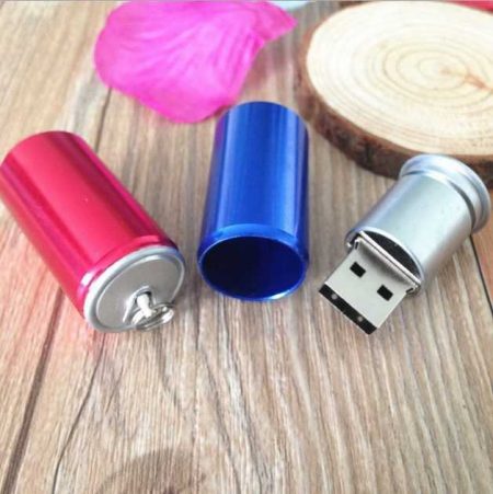 Pendrive memoria USB lata refresco