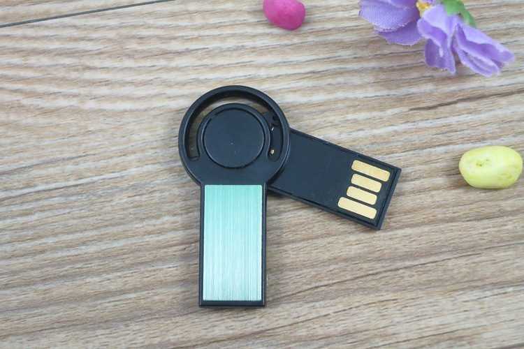 Memoria USB giratoria mini, oculta mediante tapa giratoria