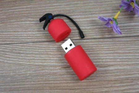 Memoria USB en forma de extintor