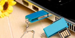 Memoria pendrive USB mini giratoria personalizada
