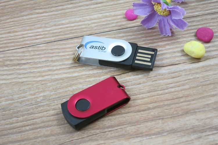 Pendrive personalizado USB giratorio tamaño mini