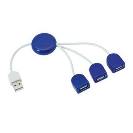 Hub USB azul