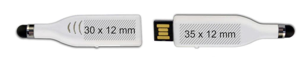 Areas impresión logotipos pendrive USB puntero táctil