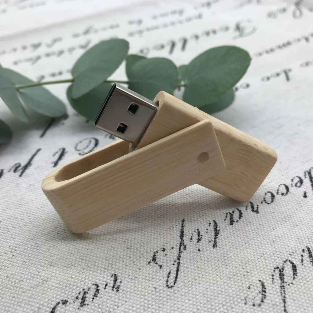 Pendrive USB eco madera bambú