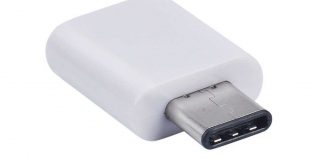 Adaptador MicroUSB a USB-C blanco