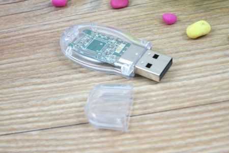 Pendrive memoria USB transparente