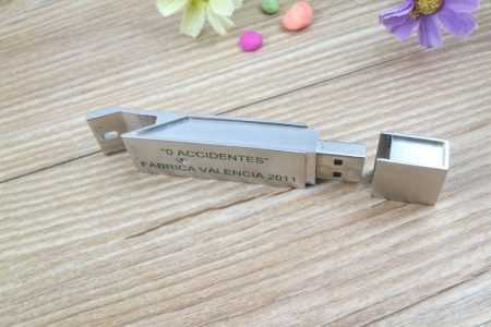 Pendrive memoria USB sacachapas metalico