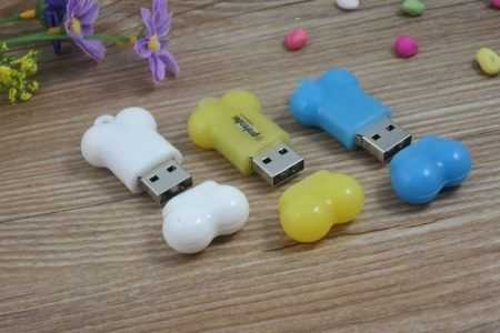 Memoria pendrive USB hueso