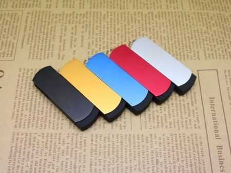 Memoria USB pendrive tapa giratoria color