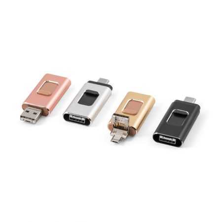 Gama de colores pendrive USB 4 en 1
