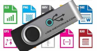 Precarga de datos y archivos en pendrives USB publicitarios
