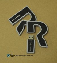 Pendrive USB con forma logotipo R